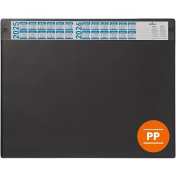 Durable Skrivunderlägg med årskalender | Svart