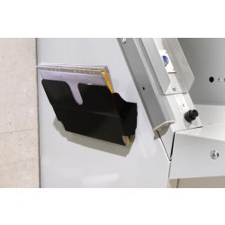 Durable FP Broschyrhållare A4 | Magnetisk | Svart