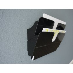 Durable FP Broschyrhållare 2xA4 Magnetisk | Svart