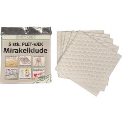 Melaminsvamp/fläckborttagare, 18x18, Vit, 5 st.