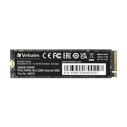 Verbatim Vi3000 Intern SSD-hårddisk, 256GB