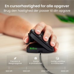 Contour Unimouse, vänster hand, trådbunden