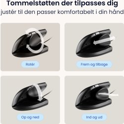 Contour Unimouse, vänster hand, trådbunden
