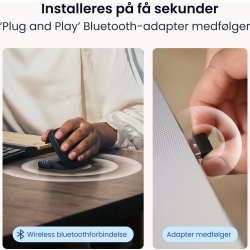 Contour Unimouse, vänster hand, trådlös