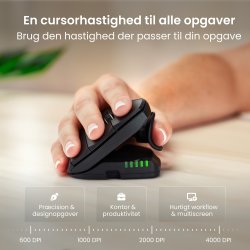 Contour Unimouse, höger hand, trådlös