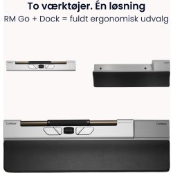 Contour RollerMouse Go med RollerMouse Go Dock
