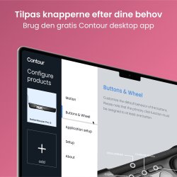 Contour RollerMouse Pro3, svart