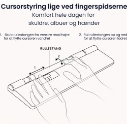 Contour RollerMouse Pro Trådlös Extended WR, läder
