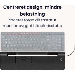 Contour RollerMouse Pro Wired Slim WR | Ljusgrå