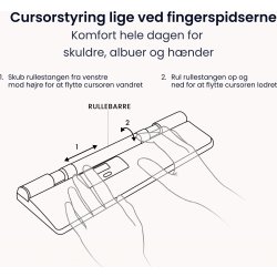 Contour RollerMouse Pro Wireless Slim WR | Ljusgrå