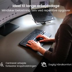 Contour RollerMouse Pro Wireless Slim WR | Ljusgrå