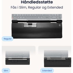 Contour RollerMouse Pro Wireless Slim WR | Ljusgrå