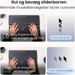 Contour SliderMouse Pro Trådlös Extended WR, läder