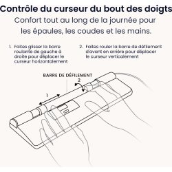 Contour SliderMouse Pro Wired Slim WR | Ljusgrå