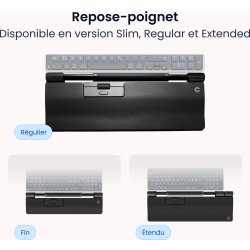 Contour SliderMouse Pro Wired Slim WR | Ljusgrå