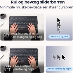 Contour SliderMouse Pro Trådlös Slim WR, läder