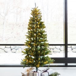 Sirius Elton Trä, inkl. LED-ljus, H. 210 cm