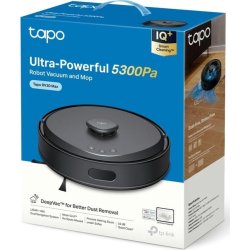 TP-Link Tapo RV30 robotdammsugare, Påslös, Svart