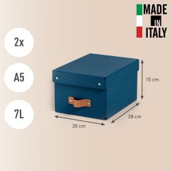 Leitz Puro Box med lock | S | Blå | 2 st.