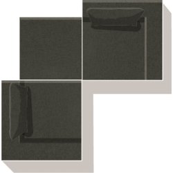 Fondi modulsoffa, puffmodul, Grön, 1 st.