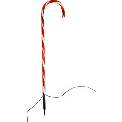 Julstänger 4 st, m/24 LED, m/timer, H78 cm