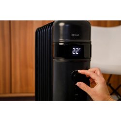 Taurus Oljeradiator Agadir Connect 1500, svart