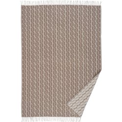 KLIPPAN Pläd Knit Sand, grå