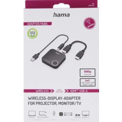 Hama Display Adapter HDMI Full HD 1080, Trådlös