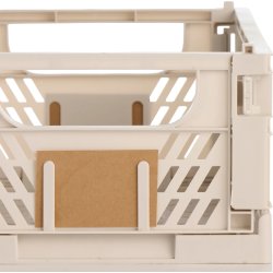 Day stapelbar vikbar låda, 330x245x150 mm, sand