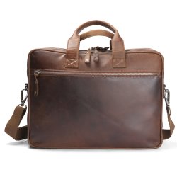 Carlobolaget Florens Datorväska, 15,6", konjak