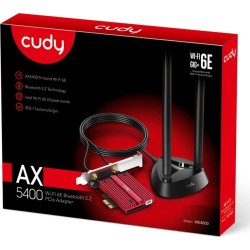 CUDY Adapter PCI-E WE4000 AX5400 WiFi 6E