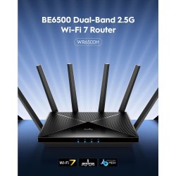 CUDY Wi-Fi Router WR6500H, WF7, BE6500