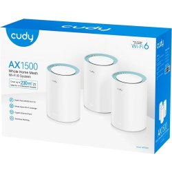 CUDY Mesh Solution M1500 WF6, AX1500 (3-pack)