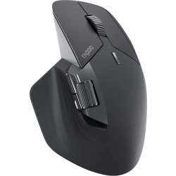 RAPOO Mus, MT760L, Trådlös, Multi-Mode, Mörkgrå