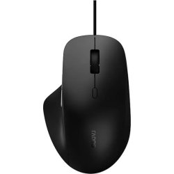 RAPOO Mus N500 Tyst, USB-kabelbunden, Optisk svart