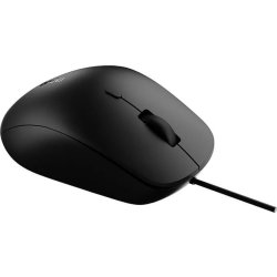 RAPOO Mus N500 Tyst, USB-kabelbunden, Optisk svart