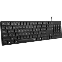 RAPOO Tangentbord NK8020, USB-kabel, svart