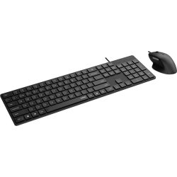 RAPOO Tangentbord/Mus-set NX8020, Kabelansl, Svart