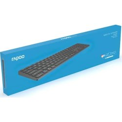 RAPOO Tangentbord E9800M, Multi-Mode, Trådlöst Grå