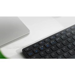RAPOO Tangentbord E9800M, Multi-Mode, Trådlöst Grå