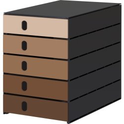 Styroval Pro Lådskåp | 5 lådor | Mocca