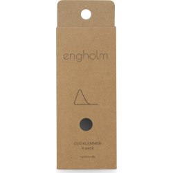 Dukklämmor, svartfärgade, 4 st.