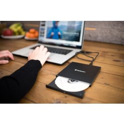 Verbatim Slank extern CD/DVD-brännare med USB-C