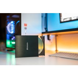 Verbatim Slank extern CD/DVD-brännare med USB-C