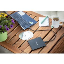 Verbatim Slank extern CD/DVD-brännare med USB-C