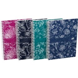 Oxford Romance Spiralbok | A5 | Kvadrat. | Ass.