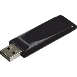 Verbatim USB 2.0 Store 'N' Go Slider, 16GB, Svart