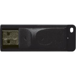 Verbatim USB 2.0 Store 'N' Go Slider, 16GB, Svart