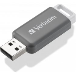 Verbatim USB-minne, DataBar USB 2.0, 128GB, Grå