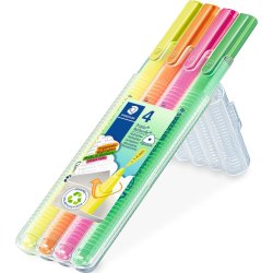Staedtler Triplus Highlighter | 4 färger